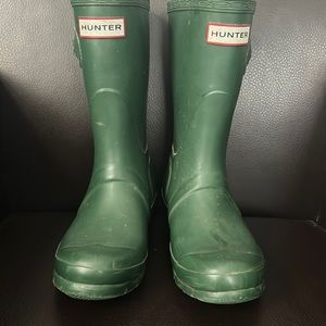 Hunter Original Short Boots Size US 4M/5F